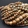 High Quality Grade A Natural African Opal Semi-precious Gemstone Round Beads - 4mm, 6mm, 8mm, 10mm sizes