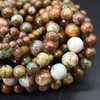 High Quality Grade A Natural African Opal Semi-precious Gemstone Round Beads - 4mm, 6mm, 8mm, 10mm sizes