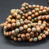 High Quality Grade A Natural African Opal Semi-precious Gemstone Round Beads - 4mm, 6mm, 8mm, 10mm sizes