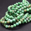 High Quality Grade A Green Crazy Lace Agate (dyed) Semi-precious Gemstone Round Beads - 6mm, 8mm sizes