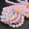 High Quality Grade A Mixed Pastel Colour Agate Semi-precious Gemstone Round Beads - 4mm, 6mm, 8mm, 10mm sizes