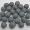 100% Wool Felt Balls - 2cm - Slate Grey - 20 Count / 100 Count