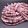 High Quality Grade A Natural Lepidolite (pale dusty pink purple) Semi-precious Gemstone Round Beads - 4mm 6mm, 8mm, 10mm sizes