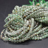 Natural Green Phantom Quartz Semi-precious Gemstone Round Beads - 4mm, 6mm, 8mm, 10mm sizes