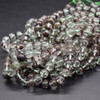 Natural Green Phantom Quartz Semi-precious Gemstone Round Beads - 4mm, 6mm, 8mm, 10mm sizes