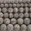 Natural Lotus Seed Bodhi Nut Beads White Brown Speckled Stars and Moon - 108 beads - Mala Prayers Beads - 5mm, 7mm, 9mm, 11mm