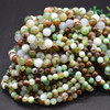 High Quality Grade A Natural Australia Chrysoprase (more Brown) Semi-Precious Gemstone Round Beads - 6mm, 8mm, 10mm sizes - 15" long