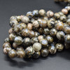 High Quality Grade A Natural Llanite Semi-Precious Gemstone Round Beads - 4mm, 6mm, 8mm, 10mm sizes - 15" long