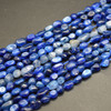 High Quality Grade A Natural Kyanite Semi-precious Gemstone Pebble Tumbledstone Nugget Beads - approx 5mm - 8mm - 15" long strand