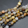 High Quality Grade A Natural Wood Jasper Semi-precious Gemstone Pebble Tumbledstone Nugget Beads - approx 5mm - 8mm - 15" long strand