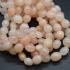 High Quality Grade A Natural Pink Aventurine Semi-precious Gemstone Pebble Tumbledstone Nugget Beads - approx 7mm - 10mm - 15" long strand
