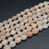 High Quality Grade A Natural Pink Aventurine Semi-precious Gemstone Pebble Tumbledstone Nugget Beads - approx 7mm - 10mm - 15" long strand