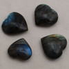 High Quality Natural Labradorite Semi-precious Gemstone Heart - 1 Gemstone Heart - 2.5cm, 3cm, 4cm - 5cm, 5.5cm, 6cm sizes