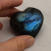 High Quality Natural Labradorite Semi-precious Gemstone Heart - 1 Gemstone Heart - 2.5cm, 3cm, 4cm - 5cm, 5.5cm, 6cm sizes