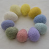 100% Wool Felt Raindrops / Teardrops / Eggs - 10 Count - Easter Pastel Colours