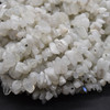 High Quality Grade A Natural Moonstone Semi-precious Gemstone Chips Nuggets Beads - 5mm - 8mm, approx 32" Strand