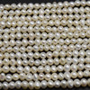 Natural Freshwater Potato Pearl Beads - White - approx 4mm - 5mm - approx 14" long