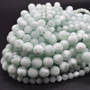 High Quality Grade A Natural Green Angelite Semi-precious Gemstone Round Beads - 4mm, 6mm, 8mm, 10mm sizes - 15" strand