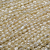 High Quality Grade A Natural Freshwater Baroque Seed Nugget Keshi Pearl Beads - Off White - approx 3mm - 4mm - approx 13" long