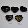 High Quality Natural Blue Tigers Eye Heart Semi-precious Gemstone Heart - 1 Gemstone Heart - 86 grams - #9