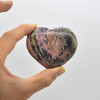 High Quality Natural Rhodonite Heart Semi-precious Gemstone Heart - 1 Gemstone Heart - 137 grams - #5