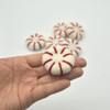 Handmade Wool Felt Peppermint Candy / Taffy Sweets - 10 Count - approx 3.5cm x 1.4cm