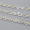 High Quality Grade A Natural Clear Quartz Semi-precious Gemstone Faceted Nugget Beads - approx 15mm - 22mm - 15" long