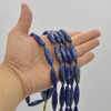 High Quality Grade A Natural Lapis Lazuli Faceted Rice Semi-precious Gemstone Beads - approx 30mm x 10mm - 15" long strand