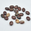 High Quality Grade A Natural Brecciated Jasper Semi Precious Gemstone Oval Beads - approx 14mm x 10mm - Aapprox 15" strand