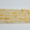 High Quality Grade A Hand Polished Citrine Semi-Precious Gemstone Rondelle / Spacer Beads - approx 10mm x 5mm - 15" strand