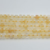 High Quality Grade A Heat Treated Hand Polished Citrine Semi-Precious Gemstone Rondelle / Spacer Beads - approx 10mm x 5mm - 15" strand