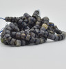 High Quality Grade A Natural Hand Polished Iolite Semi-Precious Gemstone Rondelle / Spacer Beads - approx 10mm x 5mm - 15" strand