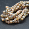 Natural Multi-Colour Black Moonstone Semi-Precious Gemstone Round Beads - 4mm, 6mm, 8mm, 10mm sizes - 15" long