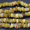 High Quality Grade A Natural Yellow Opal Semi-precious Gemstone Chunky Chips / Nuggets Beads - approx 8 - 15mm x 1mm - 6mm -  15" strand