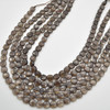 High Quality Grade A Natural Smoky Quartz Semi-precious Gemstone FACETED Square Beads - 8mm - Approx 15" strand