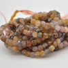 High Quality Grade A Natural Pietersite Semi-precious Gemstone Faceted Cube Beads - 3mm - 4mm - 15.5" strand