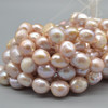 High Quality Grade A Natural Freshwater Baroque Nugget Pearl Beads - Purple - approx 12mm - 14mm - approx 14" strand