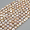 High Quality Grade A Natural Freshwater Baroque Nugget Pearl Beads - Purple / Pink - approx 10mm - 11mm - approx 14" strand