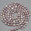 High Quality Grade A Natural Freshwater Baroque Nugget Pearl Beads - Purple - approx 6mm - 7mm - approx 14" strand