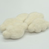 100% Wool Needle Felted Clouds - 4 Count - approx 9cm x 5.5cm - Ivory White