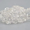 High Quality Grade A Natural Clear Quartz Semi-precious Faceted Gemstone Large Nugget Beads - approx 13mm-15mm x 10mm-12mm - 15mm - 15"