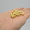 Metallic Jingle / Sleigh Bells - Gold  - 100 Count - 8mm