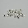 Metallic Jingle / Sleigh Bells - Silver  - 100 Count - 6mm