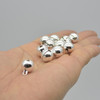 Metallic Jingle / Sleigh Bells - Silver  - 100 Count - 12mm