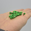 Metallic Jingle / Sleigh Bells - Green  - 100 Count - 6mm