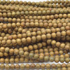 Natural Green Sandalwood Verawood Round Wood Beads - 108 beads - Mala Prayer Beads - 6mm - New Batch