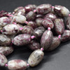 High Quality Grade A Natural Pink Tourmaline Semi-precious Gemstone Faceted Baroque Nugget Beads - 8mm - 10mm x 13mm - 15mm - 15" strand