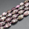 High Quality Grade A Natural Pink Tourmaline Semi-precious Gemstone Faceted Baroque Nugget Beads - 8mm - 10mm x 13mm - 15mm - 15" strand