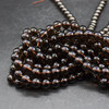 High Quality Grade A Natural Smoky Quartz Semi-precious Gemstone Round Beads 4mm, 6mm, 8mm, 10mm sizes