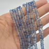 High Quality Ultramarine Blue Quartz (man made) Round Beads - 4mm - 15" strand